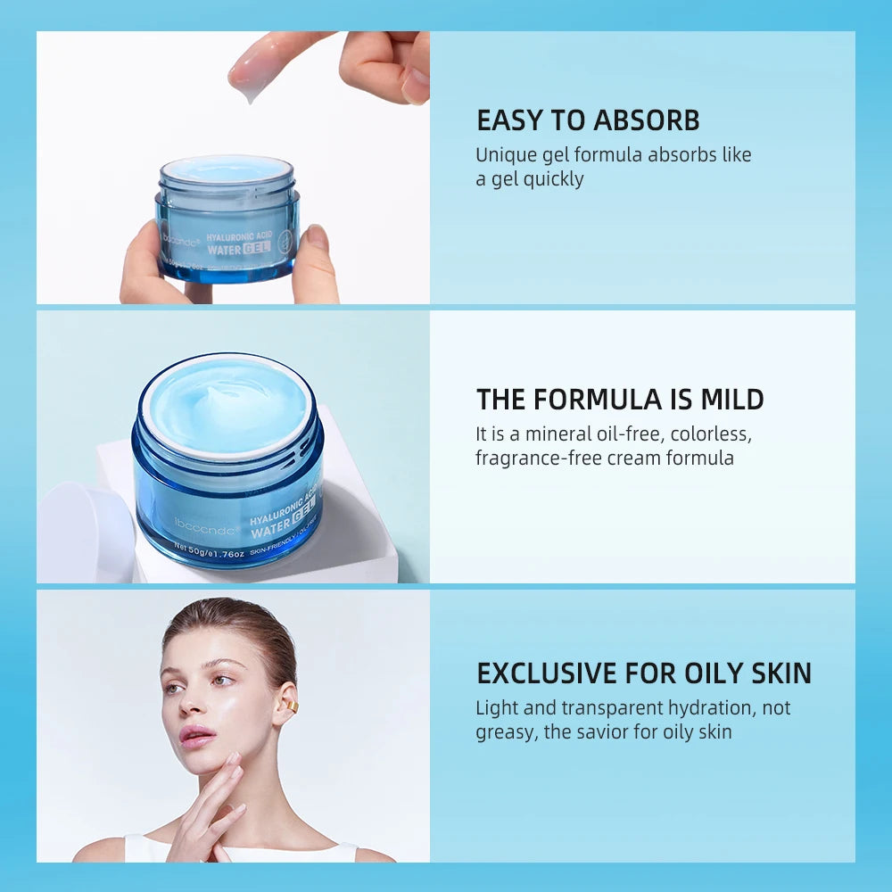 ibcccndc® Hyaluronic Acid Moisturizing Cream (50g) – Deep Hydration & Natural Glow