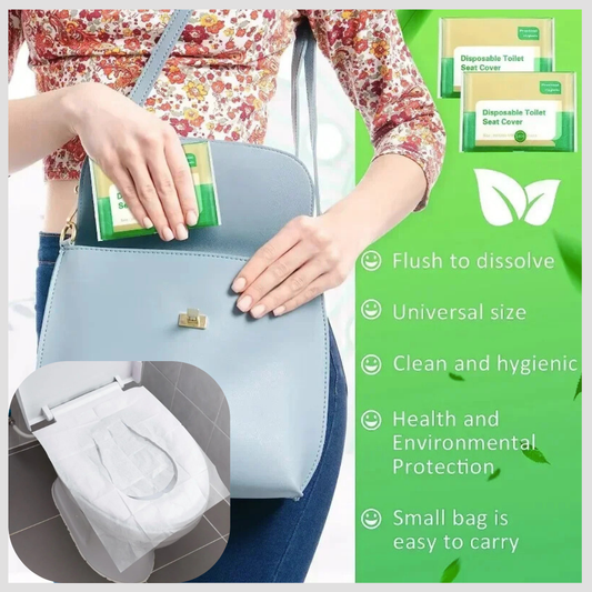 🌿 EcoFlush– Disposable and Biodegradable Toilet Seat Cover