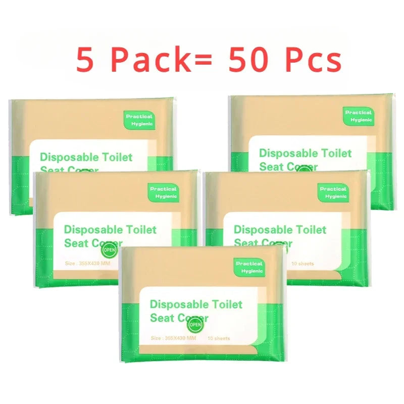 🌿 EcoFlush– Disposable and Biodegradable Toilet Seat Cover