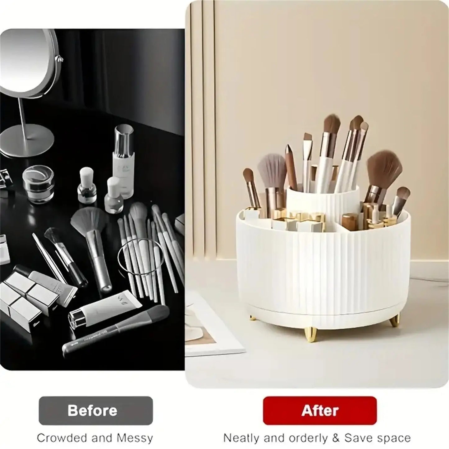 360° Rotating Organizer LuxBeauty – The end of clutter in your routine!