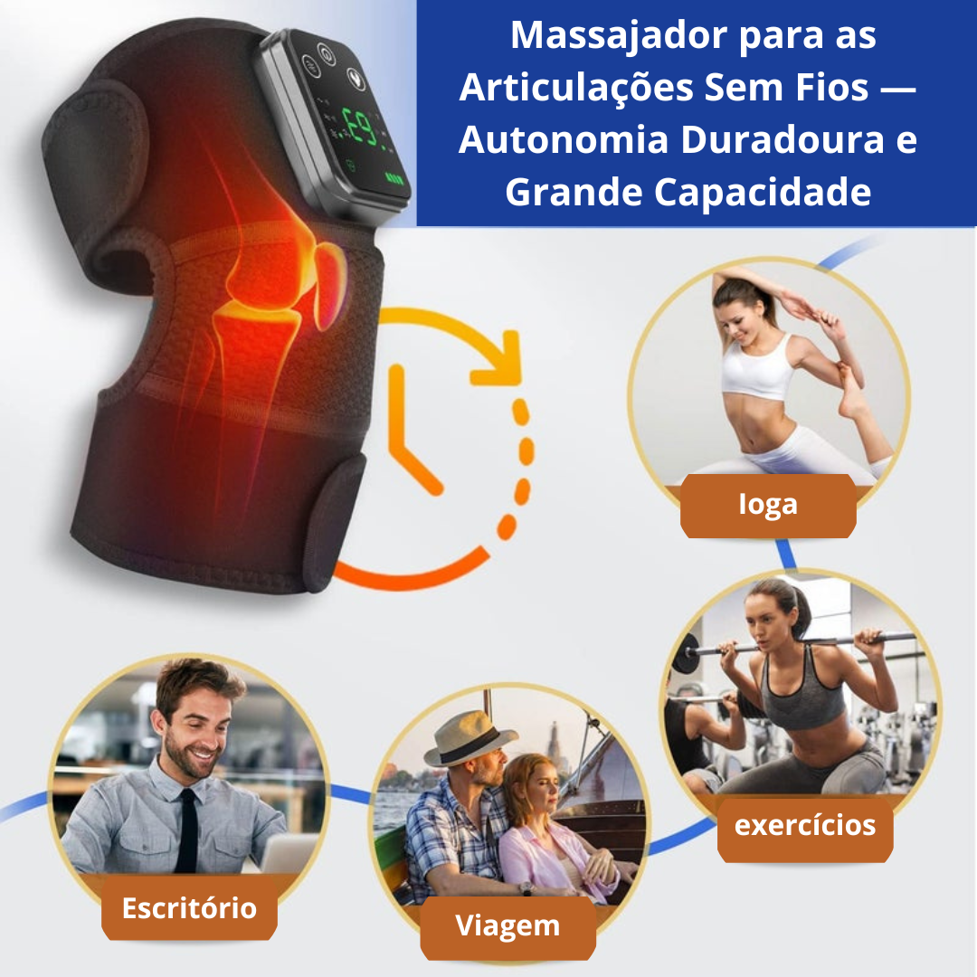 Massajador Térmico 3 em 1 Alívio+